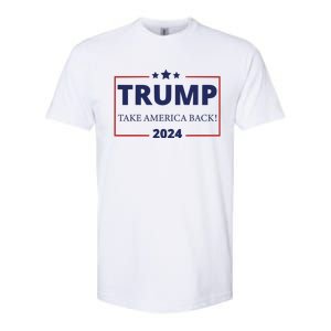 Donald Trump 2024 Take America Back USA United States Softstyle CVC T-Shirt