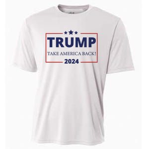 Donald Trump 2024 Take America Back USA United States Cooling Performance Crew T-Shirt