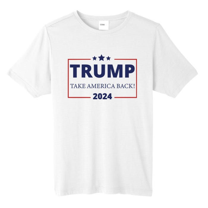 Donald Trump 2024 Take America Back USA United States Tall Fusion ChromaSoft Performance T-Shirt