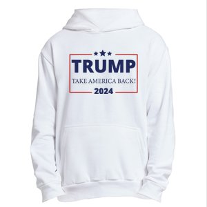 Donald Trump 2024 Take America Back USA United States Urban Pullover Hoodie