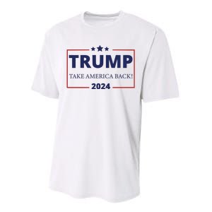 Donald Trump 2024 Take America Back USA United States Performance Sprint T-Shirt