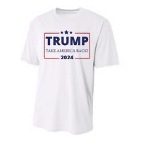 Donald Trump 2024 Take America Back USA United States Performance Sprint T-Shirt