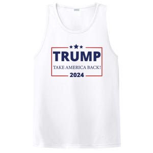 Donald Trump 2024 Take America Back USA United States PosiCharge Competitor Tank