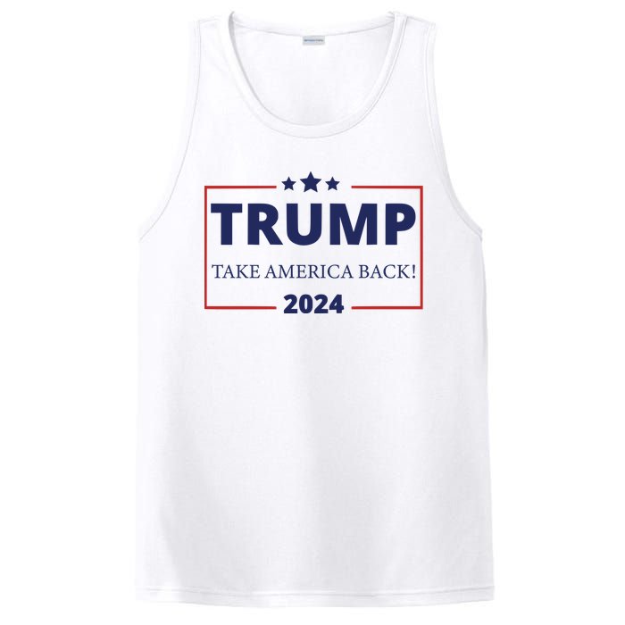 Donald Trump 2024 Take America Back USA United States PosiCharge Competitor Tank