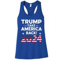 Donald Trump 2024 Take America Back The Return Gift Women's Racerback Tank