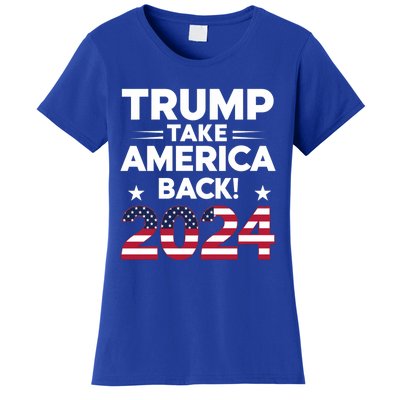 Donald Trump 2024 Take America Back The Return Gift Women's T-Shirt