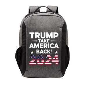 Donald Trump 2024 Take America Back The Return Gift Vector Backpack