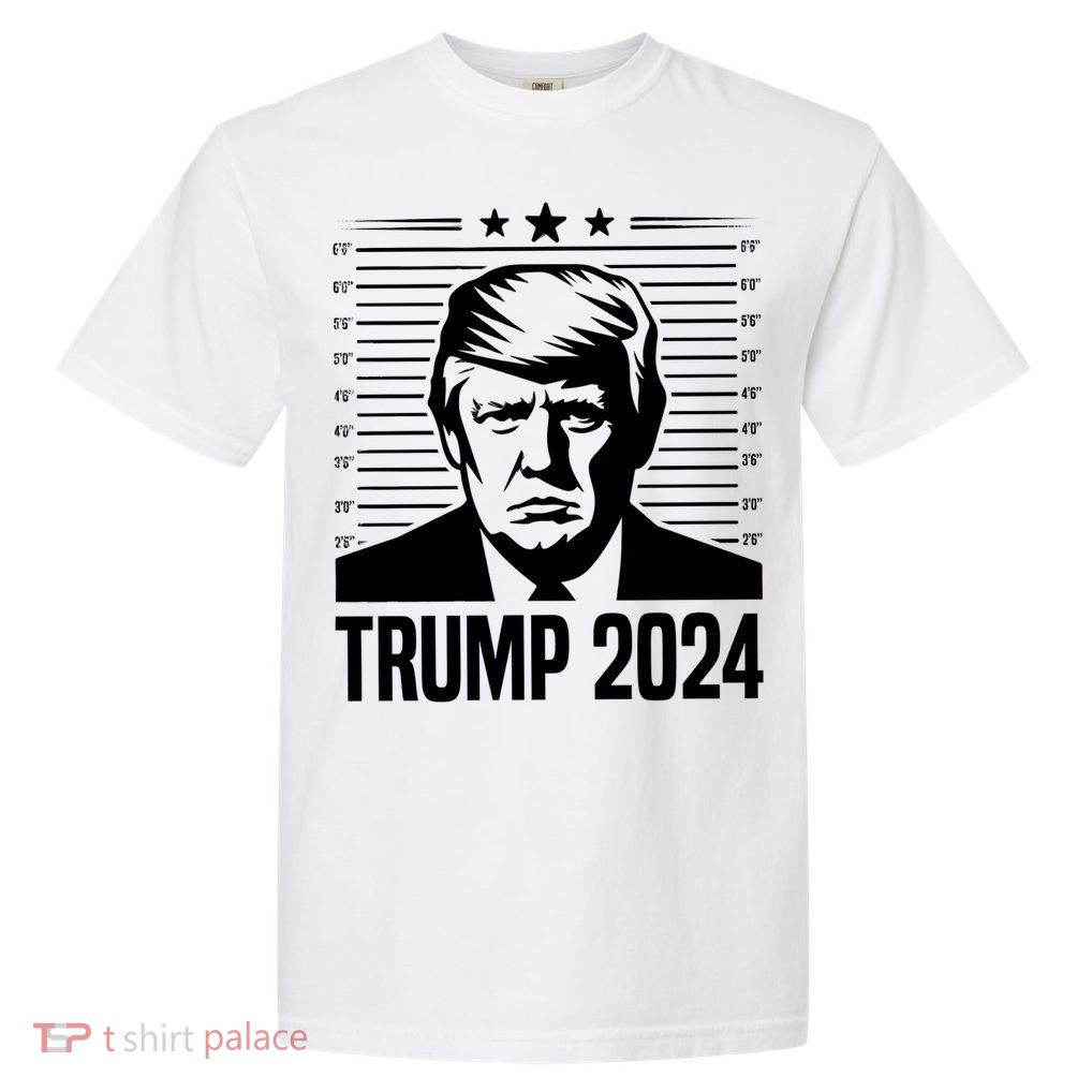 Donald Trump 2024 Mugshot Garment-Dyed Heavyweight T-Shirt