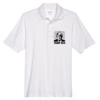 Donald Trump 2024 Mugshot Men's Origin Performance Piqué Polo