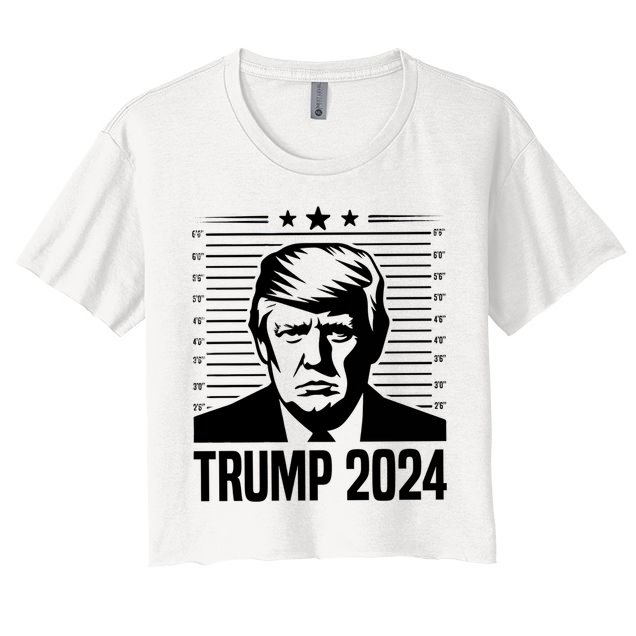 Donald Trump 2024 Mugshot Crop Top