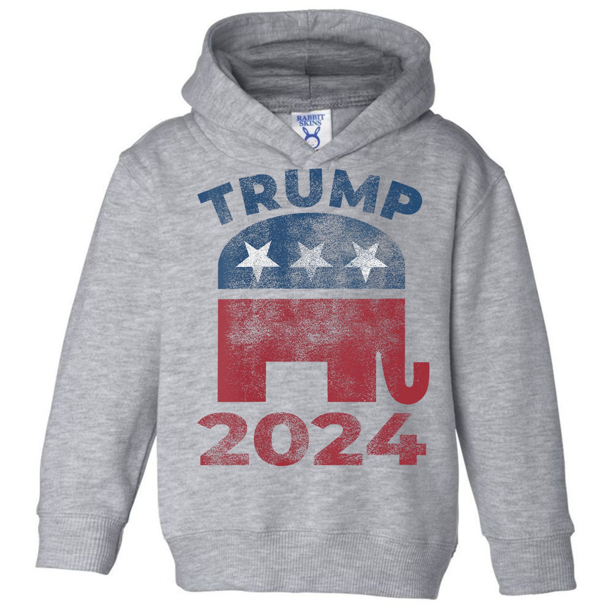 Donald Trump 2024 Vintage Trump 2024 Toddler Hoodie