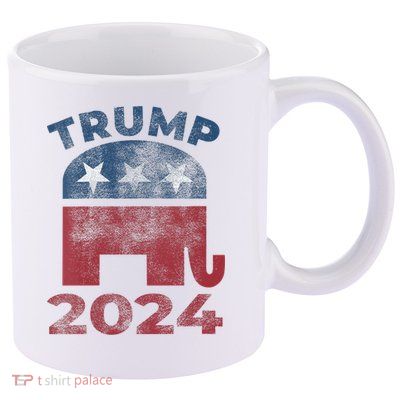 Donald Trump 2024 Vintage Trump 2024 11oz C Handle Ceramic Mug