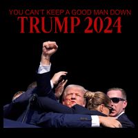 Donald Trump 2024 You CanT Keep A Good Man Down City Backpack