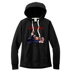 Donald Trump 2024 You CanT Keep A Good Man Down Women's Fleece Hoodie