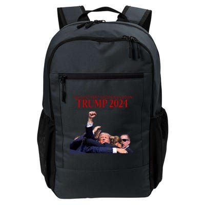 Donald Trump 2024 You CanT Keep A Good Man Down Daily Commute Backpack