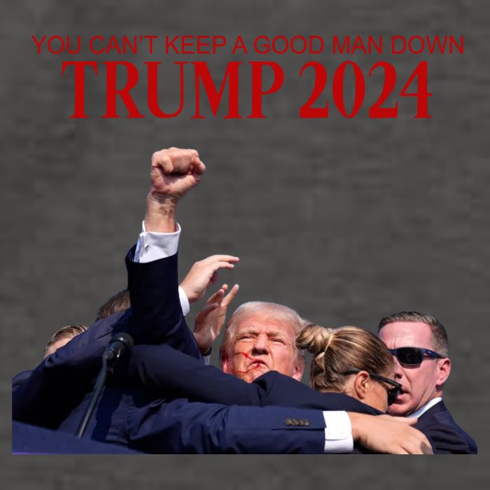 Donald Trump 2024 You CanT Keep A Good Man Down Vector Backpack
