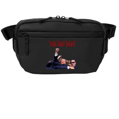 Donald Trump 2024 You CanT Keep A Good Man Down Crossbody Pack