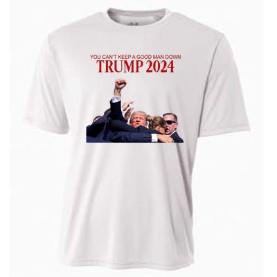 Donald Trump 2024 You CanT Keep A Good Man Down Cooling Performance Crew T-Shirt