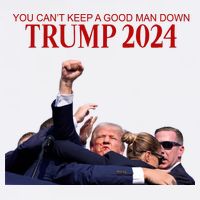 Donald Trump 2024 You CanT Keep A Good Man Down Cooling Performance Crew T-Shirt