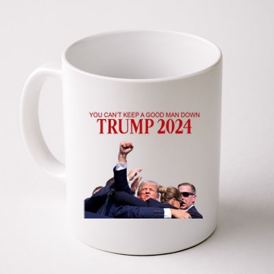 Donald Trump 2024 You CanT Keep A Good Man Down Coffee Mug