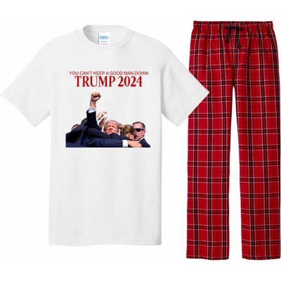 Donald Trump 2024 You CanT Keep A Good Man Down Pajama Set