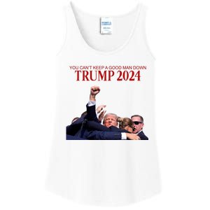 Donald Trump 2024 You CanT Keep A Good Man Down Ladies Essential Tank