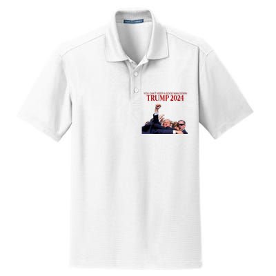 Donald Trump 2024 You CanT Keep A Good Man Down Dry Zone Grid Polo