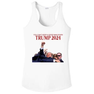 Donald Trump 2024 You CanT Keep A Good Man Down Ladies PosiCharge Competitor Racerback Tank