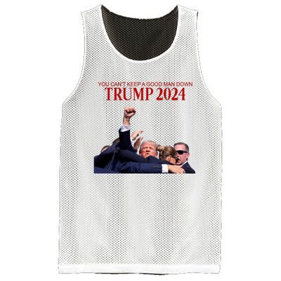 Donald Trump 2024 You CanT Keep A Good Man Down Mesh Reversible Basketball Jersey Tank