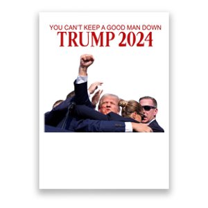 Donald Trump 2024 You CanT Keep A Good Man Down Poster