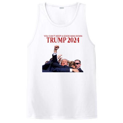 Donald Trump 2024 You CanT Keep A Good Man Down PosiCharge Competitor Tank