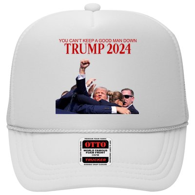 Donald Trump 2024 You CanT Keep A Good Man Down Trucker Hat