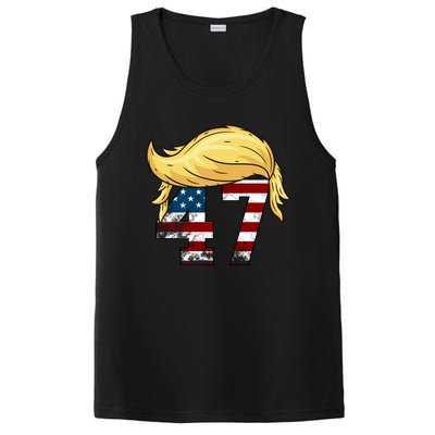 Donald Trump 2024 For President 47th President Trump Hair PosiCharge Competitor Tank