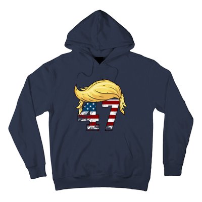 Donald Trump 2024 For President 47th President Trump Hair Hoodie