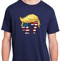 Donald Trump 2024 For President 47th President Trump Hair Adult ChromaSoft Performance T-Shirt