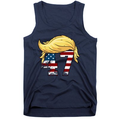 Donald Trump 2024 For President 47th President Trump Hair Tank Top