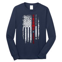 Donald Trump 2024 Take America Back American Flag Patriotic Long Sleeve Shirt