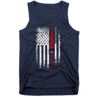 Donald Trump 2024 Take America Back American Flag Patriotic Tank Top