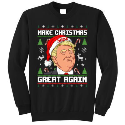 Donald Trump 2024 Make Christmas Great Again Ugly Christmas Sweater Sweatshirt