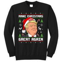 Donald Trump 2024 Make Christmas Great Again Ugly Christmas Sweater Tall Sweatshirt