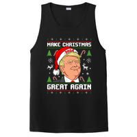 Donald Trump 2024 Make Christmas Great Again Ugly Christmas Sweater PosiCharge Competitor Tank