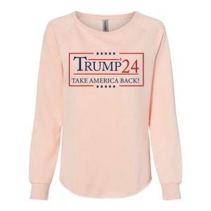 Donald Trump 2024 Take America Back USA United States Womens California Wash Sweatshirt