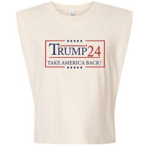 Donald Trump 2024 Take America Back USA United States Garment-Dyed Women's Muscle Tee