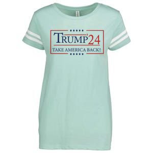 Donald Trump 2024 Take America Back USA United States Enza Ladies Jersey Football T-Shirt