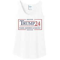 Donald Trump 2024 Take America Back USA United States Ladies Essential Tank