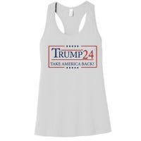 Donald Trump 2024 Take America Back USA United States Women's Racerback Tank