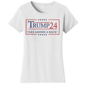 Donald Trump 2024 Take America Back USA United States Women's T-Shirt