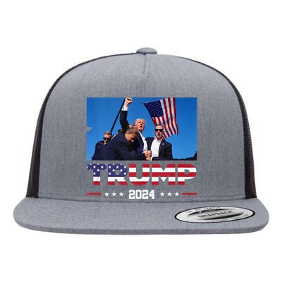 Donald Trump 2024 Survived Shooting At Election Rally Flat Bill Trucker Hat