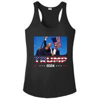 Donald Trump 2024 Survived Shooting At Election Rally Ladies PosiCharge Competitor Racerback Tank