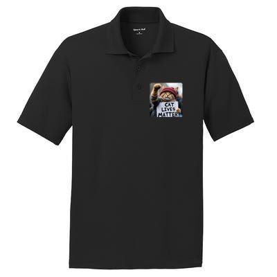 Donald Trump 2024 Cats Cat Lives Matter Trump PosiCharge RacerMesh Polo